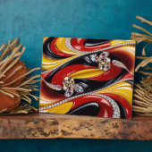 Photo Plaque aux couleurs belges Design moderne (Côté)