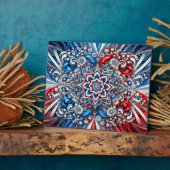 Photo Plaque aux couleurs françaises Design moderne (Côté)