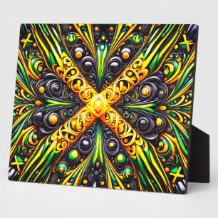 Photo Plaque aux couleurs jamaïcaines Design moderne
