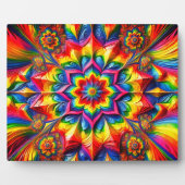 Photo Plaque avec couleurs LGBTQ Design moderne (Devant)