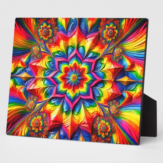 Photo Plaque avec couleurs LGBTQ Design moderne (Côté)