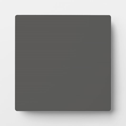 Photo Plaque avec fond gris charbon foncé (Devant)
