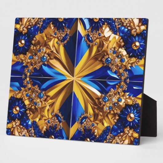 Photo Plaque avec Suède Couleurs Design moderne (Côté)