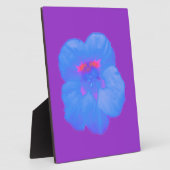 Photo Plaque bleu clair Nasturtium (Côté)