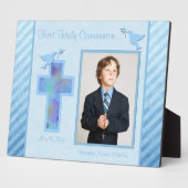 Photo Plaque Bleue du garçon Première Sainte Réunion (Côté)