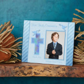 Photo Plaque Bleue du garçon Première Sainte Réunion (Côté)