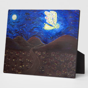 Photo Plaque Cadeau d'Art avec Ange Gardien et Peinture
