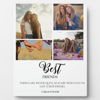 Photo Plaque Cadeau de Grille de Photos de Meilleur Ami