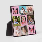 Photo Plaque cadeau MOM Collage Multiphoto moderne (Recto)