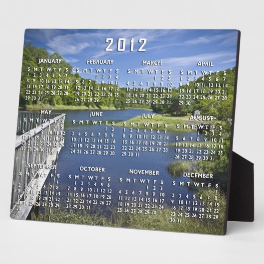 Photo Plaque calendrier de la rivière Bear (Côté)