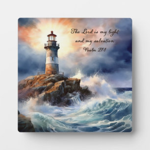 Photo Plaque chrétienne du phare