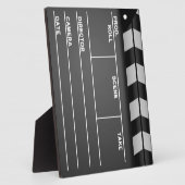 Photo Plaque Clapboard avec Easel (Côté)