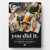 Photo Plaque Collage de photos des diplômés (Devant)