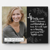 Photo Plaque commémorative de condoléances en hommage à  (Devant)