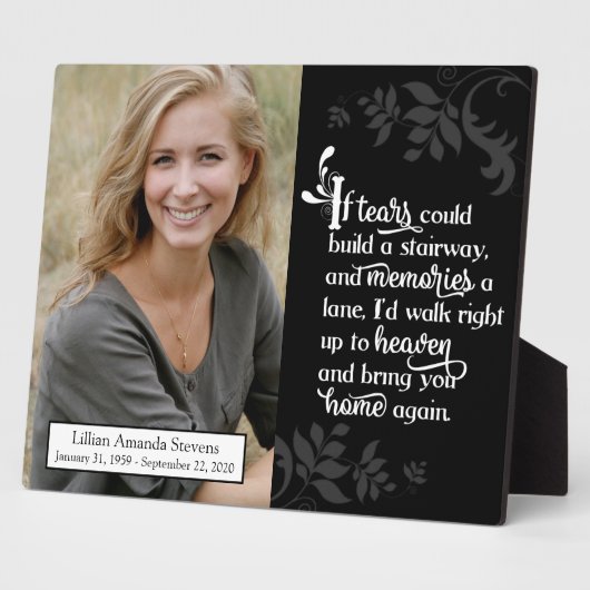 Photo Plaque commémorative de condoléances en hommage à  (Côté)