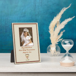 Photo Plaque commémorative de la première communion
