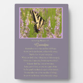 Photo Plaque commémorative grand-père ou grand-père (Devant)