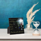 Photo Plaque commémorative lumineuse (Insitu)