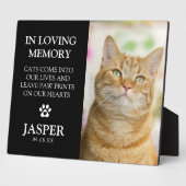Photo Plaque commémorative moderne pour animaux de compa (Côté)