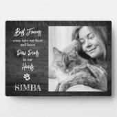 Photo Plaque commémorative personnalisée pour chat (Devant)