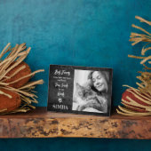 Photo Plaque commémorative personnalisée pour chat (Côté)