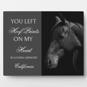 Photo Plaque commémorative personnalisée pour cheval Pho