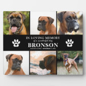 Photo Plaque commémorative pour animal de compagnie 6 x  (Devant)