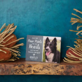 Photo Plaque commémorative pour animal de compagnie en a (Côté)