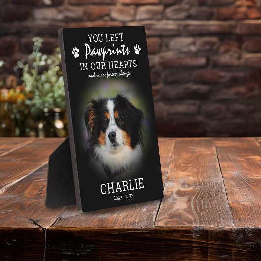 Photo Plaque commémorative pour animaux de compagnie 'em