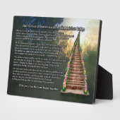 Photo Plaque commémorative Rainbow Bridge pour animaux d (Côté)