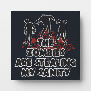 Photo Plaque couleur personnalisée Zombies