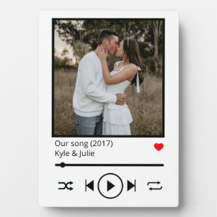 Photo Plaque d'affichage de la musique en streaming