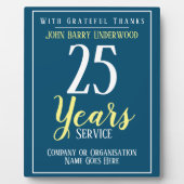 Photo Plaque d'allocation pour service long (Devant)