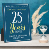 Photo Plaque d'allocation pour service long (Côté)