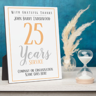 Photo Plaque d'allocation pour service long