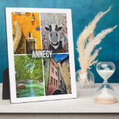 Photo Plaque d'Annecy avec Easel (Côté)