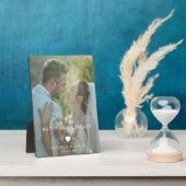 Photo Plaque d'Anniversaire moderne avec socle d'Eau (Côté)