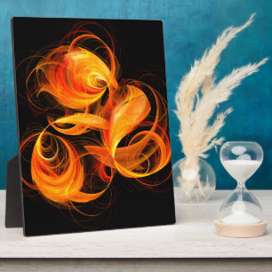 Photo Plaque d'art Abstraite Fireball