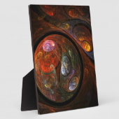 Photo Plaque d'art Abstraite Fluid Connection (Côté)