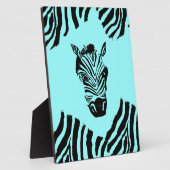 Photo Plaque d'art de Zebra (Côté)