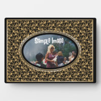 Plaque d'art en dentelle vintage