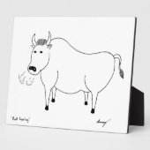 Photo Plaque d'art populaire Bull (Côté)