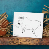 Photo Plaque d'art populaire Bull (Côté)