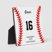 Photo Plaque de base-ball (Recto)