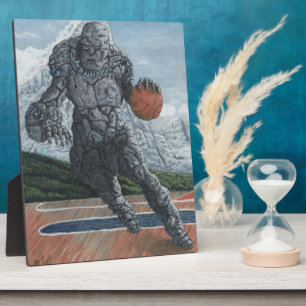 Photo Plaque de basket-ball du Golem de pierre