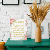 Photo Plaque de bénédiction de la maison