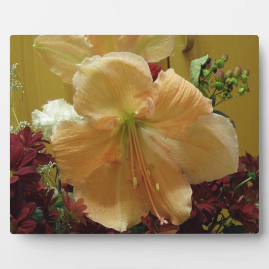 Photo Plaque de bouquet rose Lily (Devant)