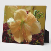 Photo Plaque de bouquet rose Lily (Côté)