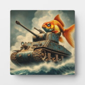 Photo Plaque de bureau "Goldfish Commander" (Devant)