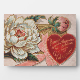 Photo plaque de bureau vintage Valentine